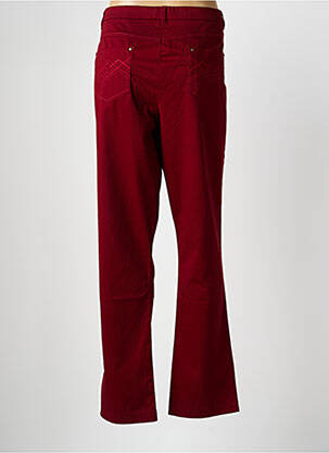 Pantalon slim taille normale taille normale rouge CHRISTINE LAURE femme