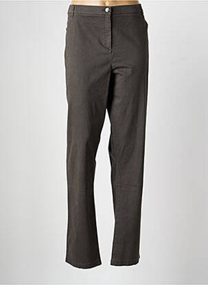 Pantalon slim taille normale taille normale gris CHRISTINE LAURE femme