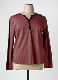 T-shirt manches longues manches longues orange ARMOR LUX femme