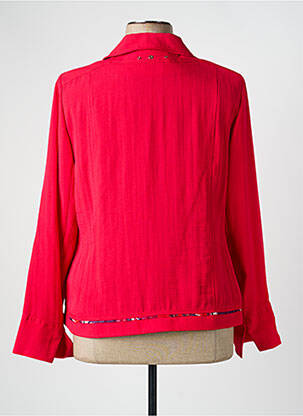 Veste casual epaulette rose CHRISTINE LAURE femme