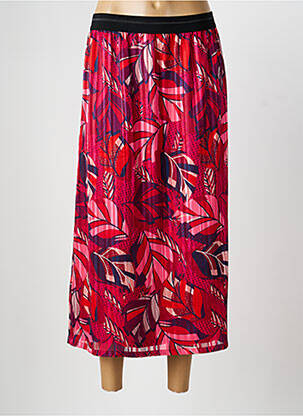 Jupe longue rose CHRISTINE LAURE femme