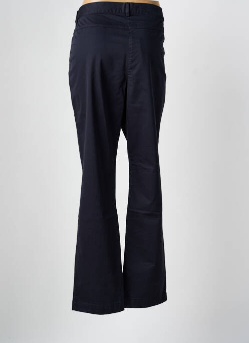 Pantalon droit tissage popeline taille normale bleu ARMOR LUX femme
