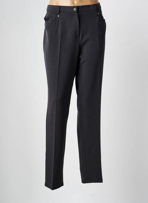 Pantalon slim taille élastique taille normale gris CHRISTINE LAURE femme