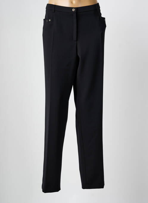 Pantalon slim taille normale taille normale noir CHRISTINE LAURE femme