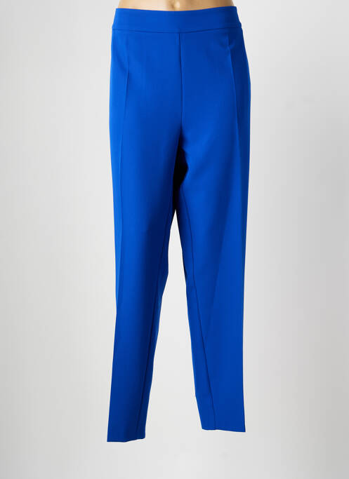 Pantalon droit taille élastique taille normale bleu GREGORY PAT femme