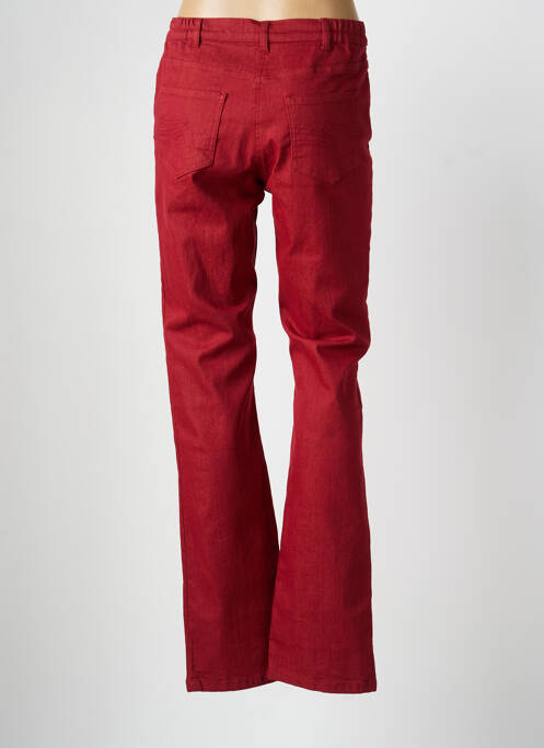 Jeans coupe slim rouge KARTING femme