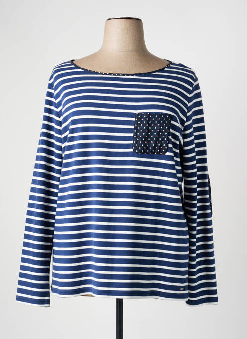 T-shirt bleu ARMOR LUX femme