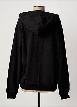 Sweat-shirt à capuche stretch manches longues noir LES TROPEZIENNES femme