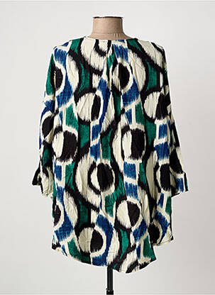 Blouse tissage popeline manches 3/4 noir MOLLY BRACKEN femme