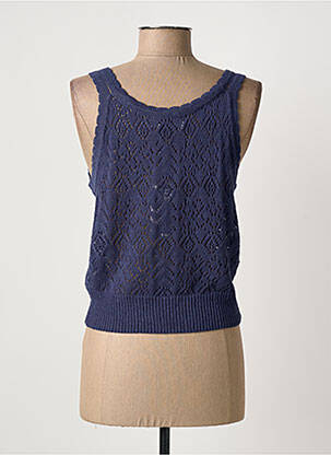 Débardeur coupe cintrée sans manche bleu MOLLY BRACKEN femme
