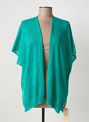 Gilet manches courtes bleu CREAM femme