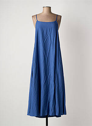 Robe mi-longue bleu MOLLY BRACKEN femme