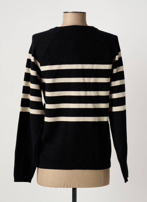 Gilet manches longues coupe cintrée noir CREAM femme