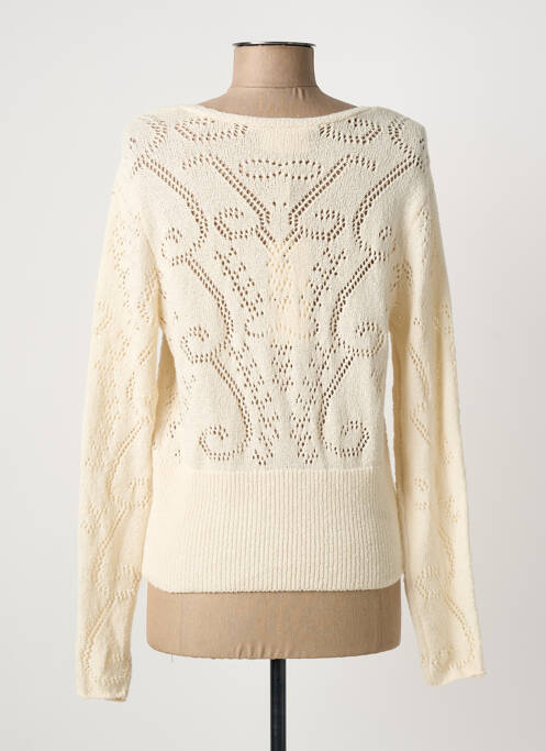Gilet manches longues beige CREAM femme