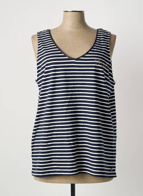 Débardeur bleu C'EST BEAU LA VIE femme