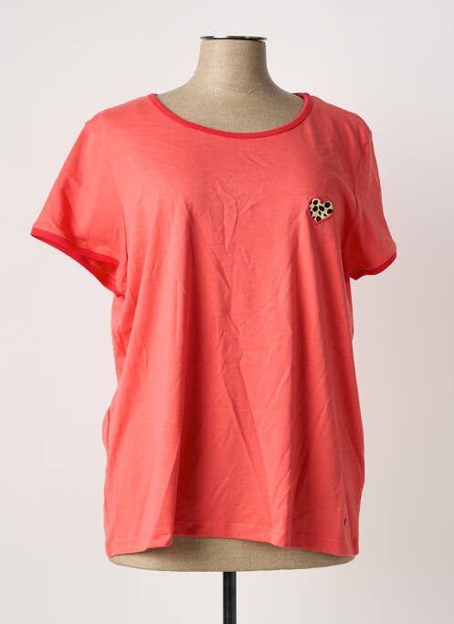 T-shirt orange C'EST BEAU LA VIE femme