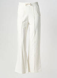 Pantalon flare taille élastique blanc LES TROPEZIENNES PAR M.BELARBI femme