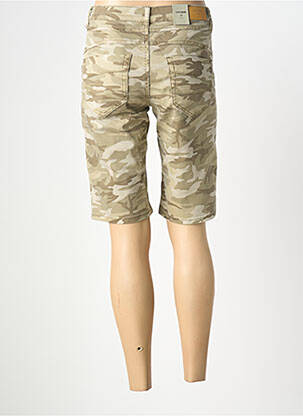 Bermuda coupe droite vert CREAM femme