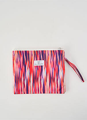 Pochette doublure rouge MOLLY BRACKEN femme