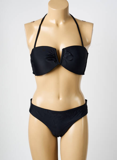 Maillot de bain 2 pièces noir MOLLY BRACKEN femme