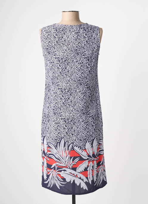 Robe mi-longue bleu MASSANA femme