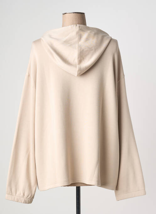 Sweat-shirt à capuche beige MASSANA femme