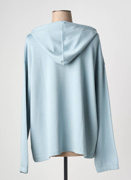 Sweat-shirt à capuche bleu MASSANA femme