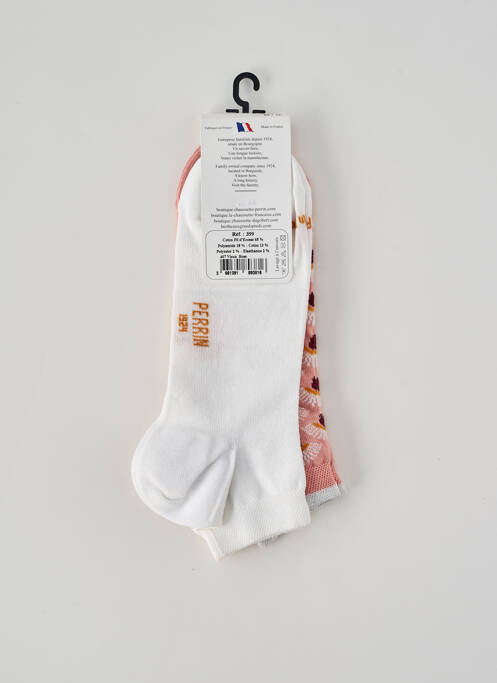 Chaussettes rose PERRIN femme