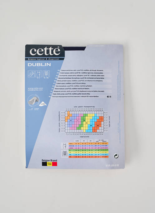 Collants bleu CETTE femme