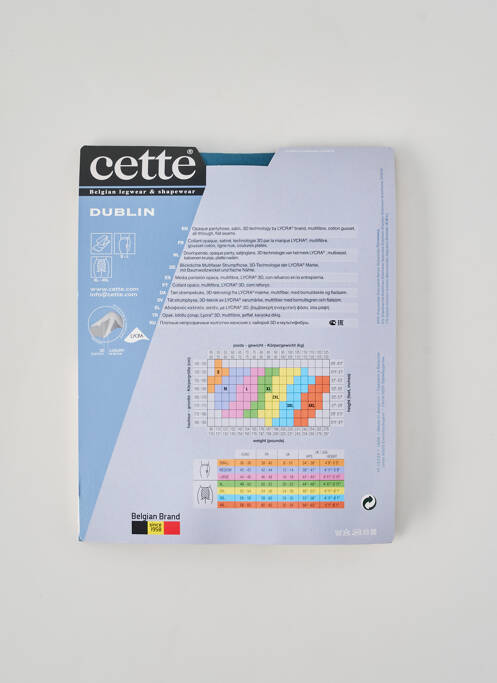 Collants bleu CETTE femme