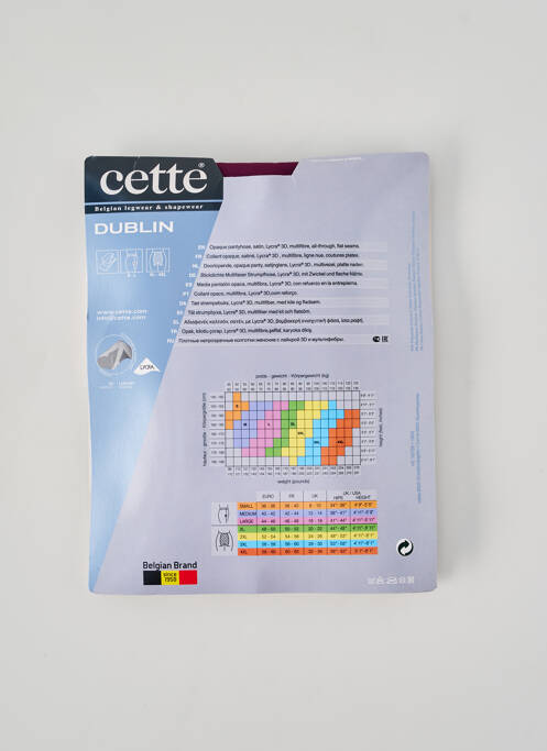 Collants violet CETTE femme