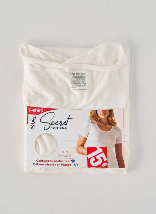 Top/Caraco blanc ATHENA femme