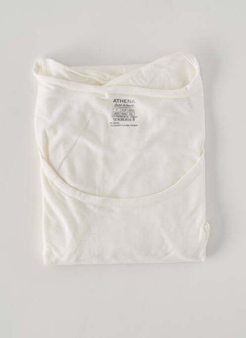 Top/Caraco blanc ATHENA femme