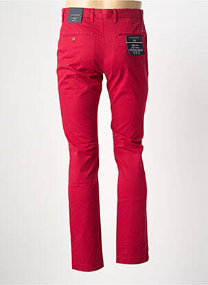 Pantalon chino poches rouge TOMMY HILFIGER homme