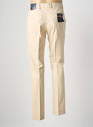Pantalon chino fermeture zippée sous rabat avec crochet beige TOMMY HILFIGER homme