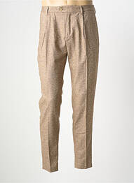 Pantalon slim fermeture zippée sous rabat boutonné beige TOMMY HILFIGER homme