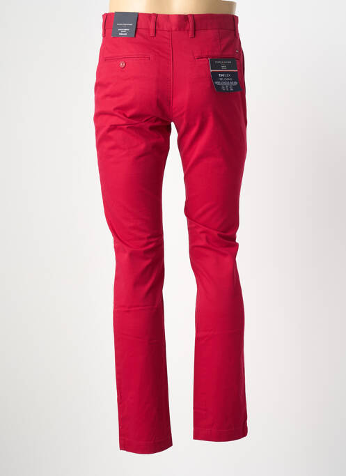 Pantalon chino poches rouge TOMMY HILFIGER homme