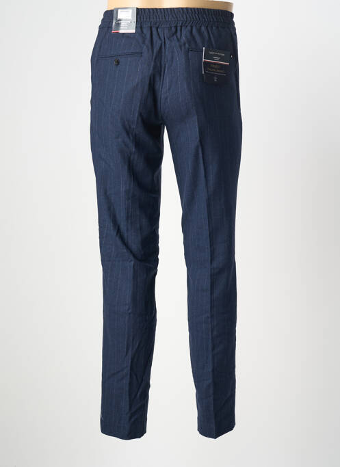 Pantalon chino tissage popeline taille normale bleu TOMMY HILFIGER homme