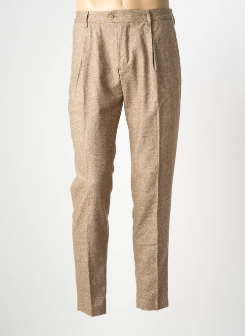 Pantalon slim fermeture zippée sous rabat boutonné beige TOMMY HILFIGER homme