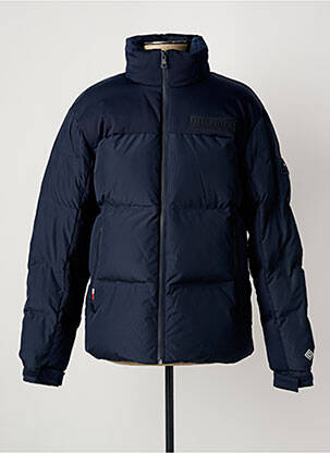 Doudoune poches a capuche bleu TOMMY HILFIGER homme
