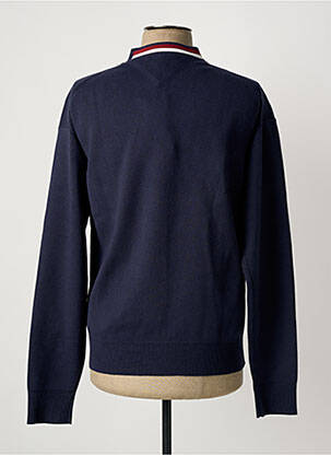 Gilet manches longues col v bleu TOMMY HILFIGER homme