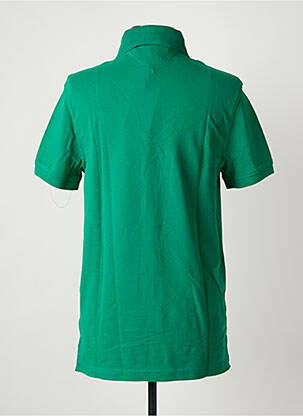 Polo stretch manches courtes vert TOMMY HILFIGER homme