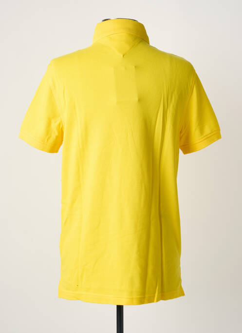 Polo stretch manches courtes jaune TOMMY HILFIGER homme