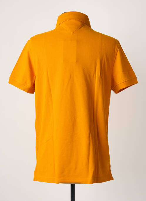 Polo stretch manches courtes orange TOMMY HILFIGER homme