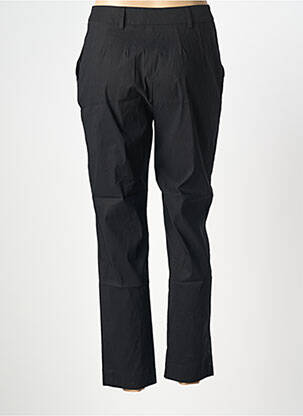 Pantalon chino tissage popeline taille normale noir PIER ANTONIO GASPARI femme