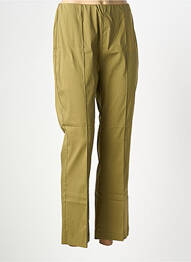 Pantalon droit stretch taille normale vert MEIMEIJ femme