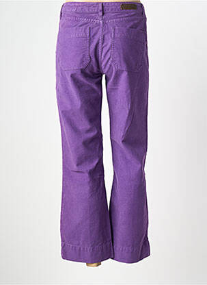 Jeans coupe droite stretch taille normale violet DENIM STUDIO femme