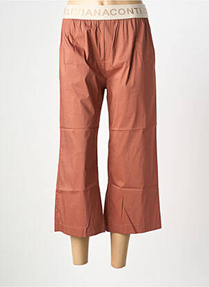 Pantacourt stretch taille normale marron LIVIANA CONTI femme