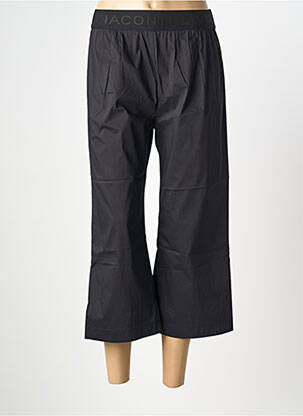Pantacourt coupe droite taille normale noir LIVIANA CONTI femme