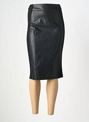 Jupe mi-longue noir PIER ANTONIO GASPARI femme